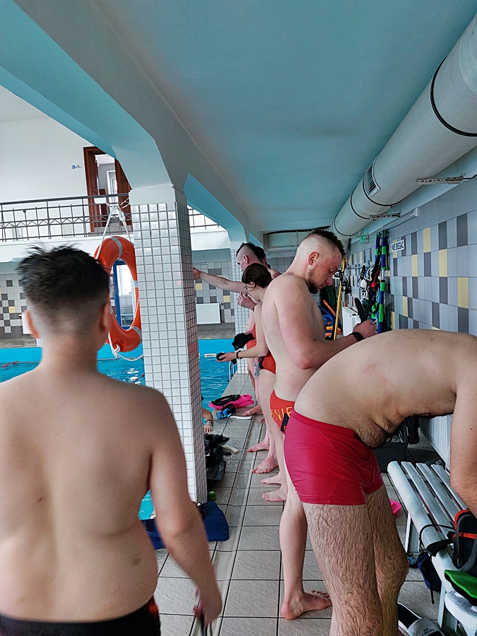 Hokej pod wodą Walenie Siemianowice Śląskie Trening 5 IV 2025